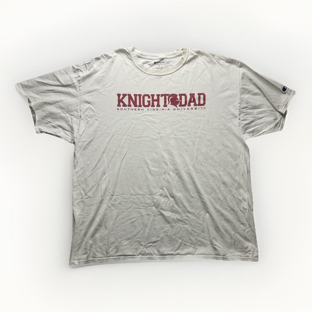 Champion Southern Virginia University Knight Dad T-Shirt 2XL Y2K College Sports